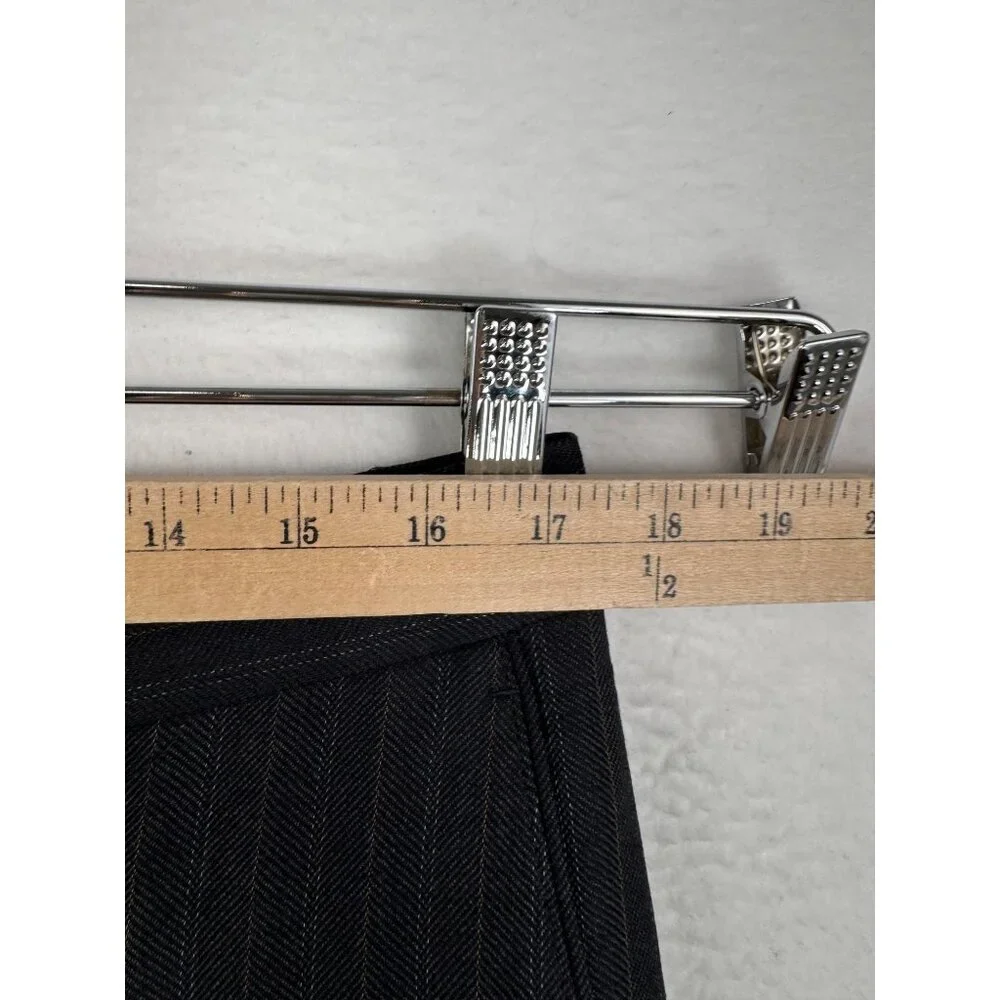 Banana Republic Modern fit‎ mens wool Trouser pants striped sz 35x34